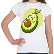 PRINTFASHION Avokádó - Női póló - Fehér női póló