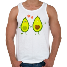 PRINTFASHION Avokádó pár - Férfi atléta - Fehér atléta, trikó