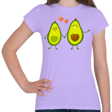 PRINTFASHION Avokádó pár - Női póló - Viola női póló