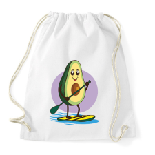 PRINTFASHION Avokádó sup-on - Sportzsák, Tornazsák - Fehér tornazsák