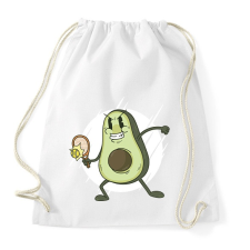 PRINTFASHION Avokádó tenisz - Sportzsák, Tornazsák - Fehér tornazsák