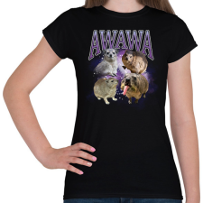 PRINTFASHION awawa - Női póló - Fekete női póló
