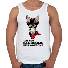 PRINTFASHION Awesome - Férfi atléta - Fehér