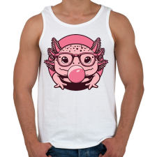 PRINTFASHION Axolotl - Férfi atléta - Fehér atléta, trikó