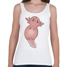 PRINTFASHION Axolotl - Női atléta - Fehér női trikó