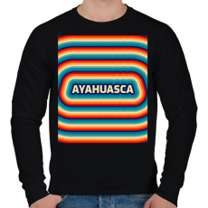 PRINTFASHION AYAHUASCA - Férfi pulóver - Fekete