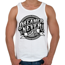 PRINTFASHION Az álmodozók - Férfi atléta - Fehér atléta, trikó