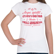 PRINTFASHION Az anyai szeretet - Női póló - Fehér női póló