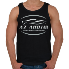 PRINTFASHION Az audim nélkül - Férfi atléta - Fekete atléta, trikó