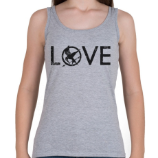 PRINTFASHION Az éhezők viadala - Női atléta - Sport szürke