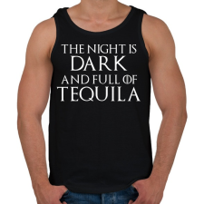 PRINTFASHION Az éj sötét és tele van tequilával - Férfi atléta - Fekete atléta, trikó