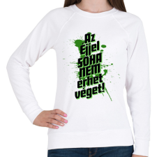 PRINTFASHION Az éjjel soha nem érhet véget! - Női pulóver - Fehér női pulóver, kardigán