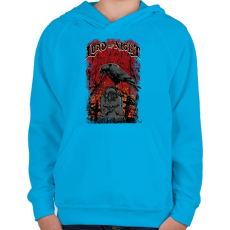 PRINTFASHION Az éjszaka ura - Gyerek kapucnis pulóver - Azúrkék