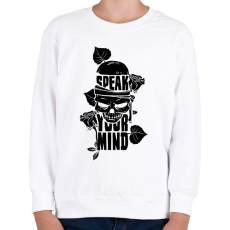 PRINTFASHION Az elméd - Gyerek pulóver - Fehér