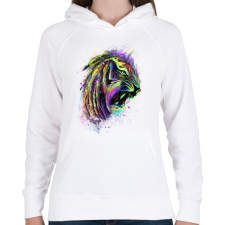 PRINTFASHION Az elpusztíthatatlan - Női kapucnis pulóver - Fehér női pulóver, kardigán