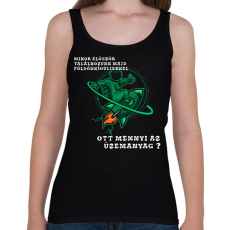 PRINTFASHION Az elsö találkozás - Női atléta - Fekete