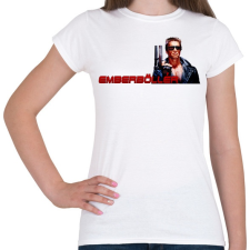 PRINTFASHION Az EMBERBÖLLÉR - Női póló - Fehér női póló