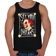 PRINTFASHION Az én álmom - Férfi atléta - Fekete