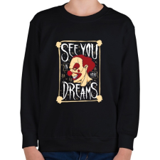 PRINTFASHION Az én álmom - Gyerek pulóver - Fekete gyerek pulóver, kardigán