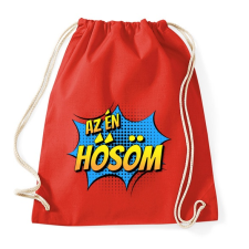 PRINTFASHION Az én hősöm - Sportzsák, Tornazsák - Piros tornazsák