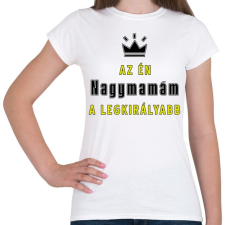 PRINTFASHION Az én nagymamám - Női póló - Fehér női póló