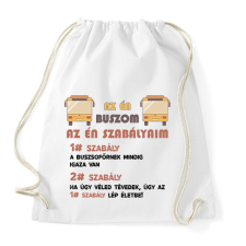PRINTFASHION Az én szabályaim - Sportzsák, Tornazsák - Fehér tornazsák