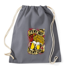 PRINTFASHION Az én szenvedélyem - Sportzsák, Tornazsák - Grafitszürke tornazsák