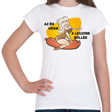 PRINTFASHION Az én uram - Női póló - Fehér női póló