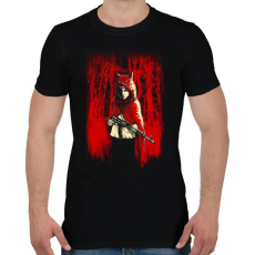 PRINTFASHION Az erdő gyilkosa - Férfi póló - Fekete