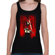 PRINTFASHION Az erdő gyilkosa - Női atléta - Fekete