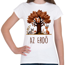 PRINTFASHION Az erdő - Női póló - Fehér női póló