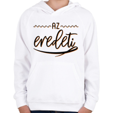 PRINTFASHION Az eredeti - iker - Gyerek kapucnis pulóver - Fehér gyerek pulóver, kardigán