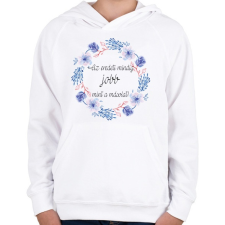 PRINTFASHION Az eredeti mindig jobb, mint a másolat.  - Gyerek kapucnis pulóver - Fehér gyerek pulóver, kardigán