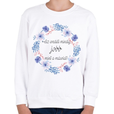 PRINTFASHION Az eredeti mindig jobb, mint a másolat.  - Gyerek pulóver - Fehér gyerek pulóver, kardigán