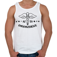 PRINTFASHION Az év gyógyszerésze - Férfi atléta - Fehér