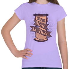PRINTFASHION Az idő lejárt - Női póló - Viola