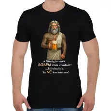 PRINTFASHION Az istenek sosem... - Férfi póló - Fekete