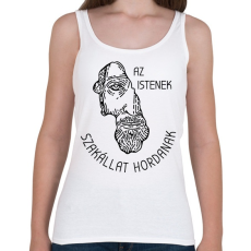 PRINTFASHION Az istenek szakállat hordanak - Női atléta - Fehér