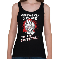 PRINTFASHION Az ördög vetélytársa - Női atléta - Fekete női trikó