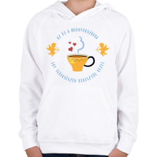 PRINTFASHION Az út mennyországba - Tea - Gyerek kapucnis pulóver - Fehér gyerek pulóver, kardigán