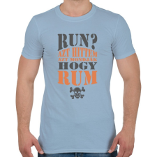 PRINTFASHION Azt hittem rum 2  - Férfi póló - Világoskék férfi póló