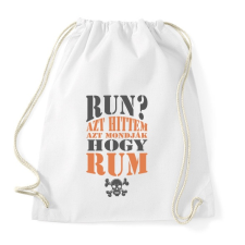 PRINTFASHION Azt hittem rum 2  - Sportzsák, Tornazsák - Fehér tornazsák
