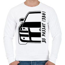 PRINTFASHION B5 passat 3BG - Férfi pulóver - Fehér férfi pulóver, kardigán