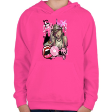 PRINTFASHION B 05 - Gyerek kapucnis pulóver - Fukszia gyerek pulóver, kardigán