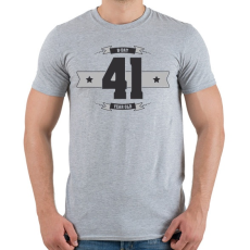 PRINTFASHION b-day-41-dark-lightgrey - Férfi póló - Sport szürke