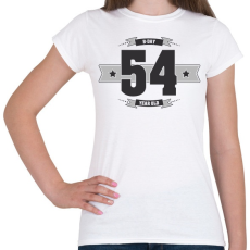 PRINTFASHION b-day-54-dark-lightgrey - Női póló - Fehér