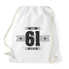 PRINTFASHION b-day-61-dark-lightgrey - Sportzsák, Tornazsák - Fehér
