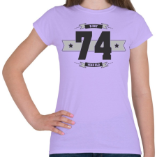 PRINTFASHION b-day-74-dark-lightgrey - Női póló - Viola női póló