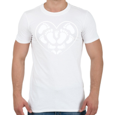 PRINTFASHION Baba érkezik - Férfi póló - Fehér férfi póló