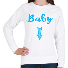 PRINTFASHION Baba - Kisfiú - Női pulóver - Fehér női pulóver, kardigán